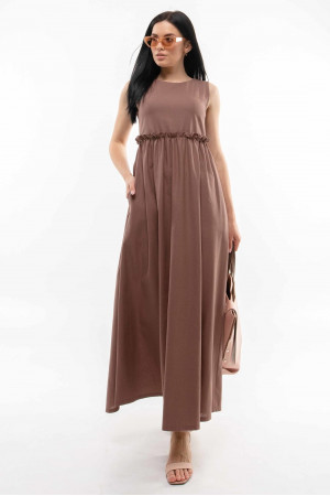 Сукня «Ліліан» шоколадного кольору