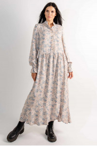 Сукня «Флорет» бежевого кольору з принтом