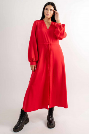 Платье «Несси» красного цвета