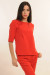 Блуза «Гірчиця» червоного кольору
