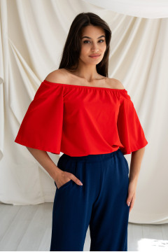 Blouse "Lucia" red