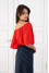 Blouse "Lucia" red