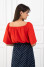 Blouse "Lucia" red
