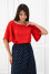 Blouse "Lucia" red
