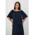 Blouse "Lucia" blue print