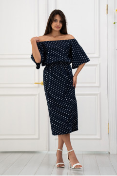 Blue printed "Lucia-Laria" costume
