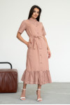 Dress "Aula" cappuccino color