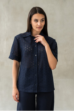 Shirt "Teya-proshva" dark blue