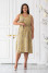 Yellow printed sundress "Lucia"