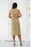 Yellow printed sundress "Lucia"