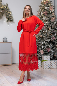 Сукня «Марсела» червоного кольору