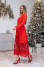 Платье «Марсела» красного цвета