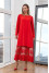 Платье «Марсела» красного цвета