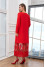 Платье «Марсела» красного цвета