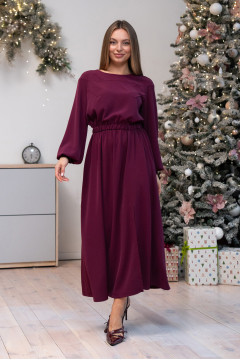 Сукня «Ліана» кольору марсала