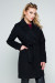 Женское пальто «Тейлор» черного цвета