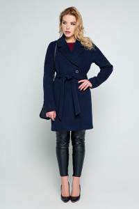 Женское пальто «Тейлор» синего цвета