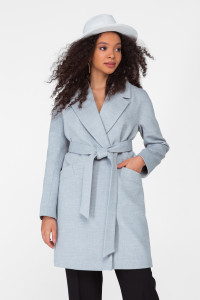 Жіноче пальто «Тейлор» сірого кольору