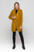 Женское пальто «Долорес» горчичного цвета