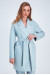 Жіноче пальто «Астрід» блакитного кольору