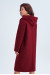 Жіноче пальто «Лаура» бордового кольору