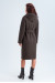 Женское пальто «Лаура» коричневого цвета