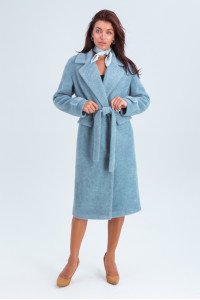 Жіноче пальто «Катаріна» блакитного кольору