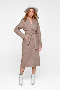 Жіноче пальто «Асті» кольору кемел