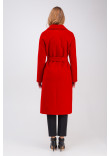 Жіноче пальто «Крус» червоного кольору