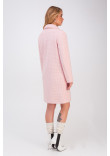 Жіноче пальто «Афіна» рожевого кольору