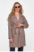 Женское пальто «Белинда» цвета капучино