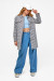 Жіноче пальто-сорочка «Ріккі» синього кольору
