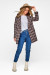Женское пальто-пиджак «Харлоу» коричневого цвета