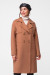 Жіноче пальто «Ірма» кольору кемел