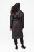 Жіноче пальто «Лурдес» чорного кольору
