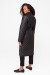 Жіноче пальто «Асія» чорного кольору