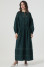 Вышитое платье «Полін» темно-изумрудного цвета