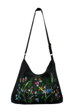 Embroidered bag "Pryluka" black