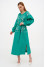 Mint-colored embroidered dress "Lavandula"