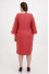 Embroidered dress "Willow" red