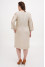 Embroidered dress "Willow" beige