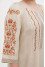 Embroidered dress "Willow" beige
