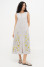 Embroidered dress "Neya" in gray