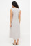 Embroidered dress "Neya" in gray