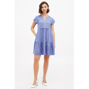 Dress "Lisa" in denim color