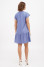 Dress "Lisa" in denim color