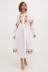 Embroidered dress "Malyovanka" white