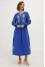 Embroidered dress "Malyovanka" in cornflower color