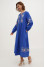Embroidered dress "Malyovanka" in cornflower color