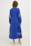 Embroidered dress "Malyovanka" in cornflower color